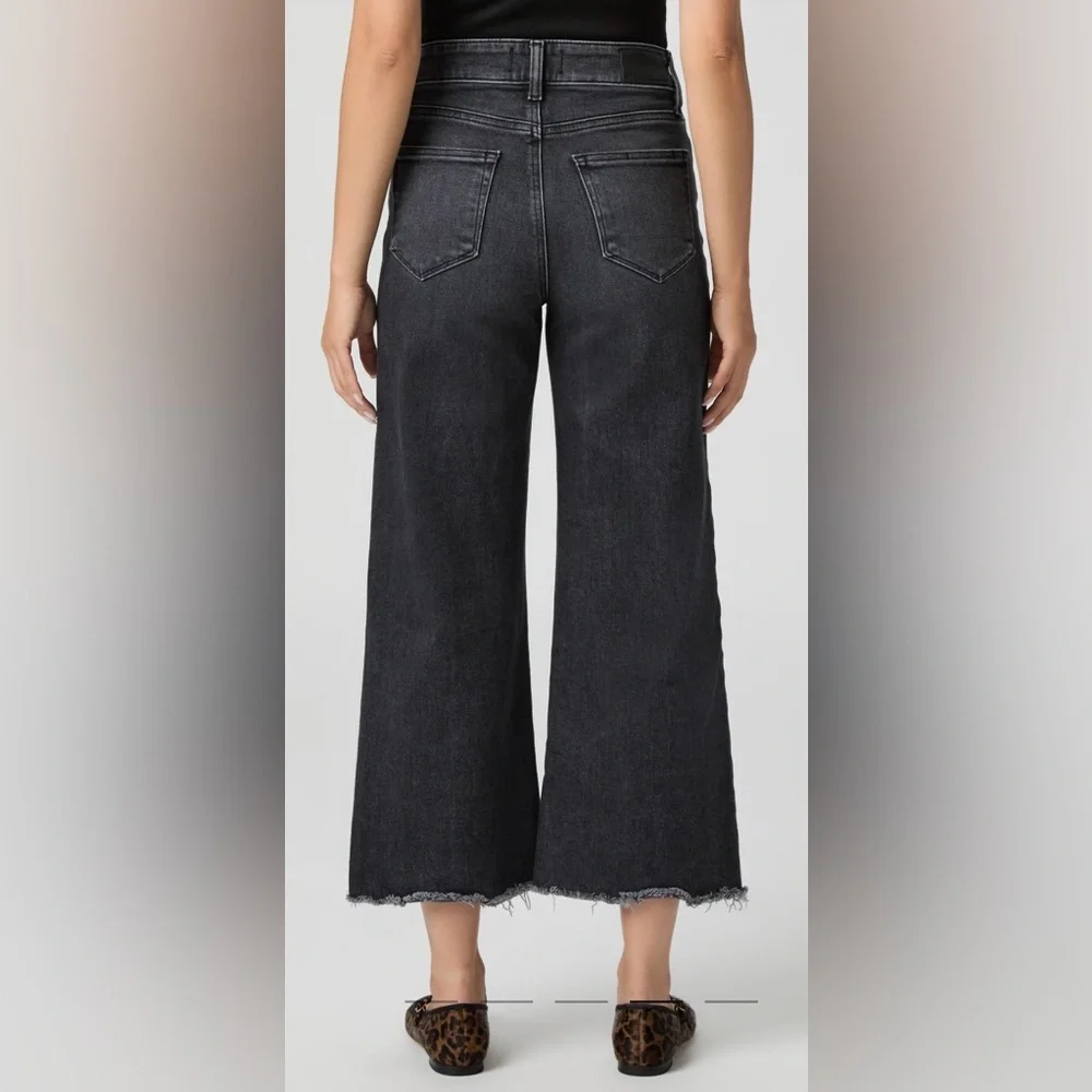 Paige Anessa  Wide Leg Jean | color: black lotus | size: 26 - Picture 2 of 8